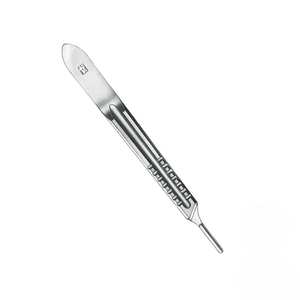 Manche de scalpel n° 4 4 pièces en acier inoxydable de qualité médicale, compatibles avec # 20- # 25 lames chirurgicales - Product Image 2