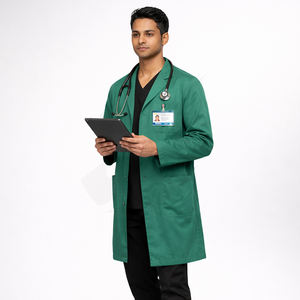 Blouse de laboratoire médicale professionnelle, uniforme de travail médical, fabrication sur mesure pour les cliniques - Product Image 5