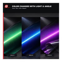 Film de protection de peinture pour voiture auto-cicatrisant en TPU PPF irisé bleu céleste, violet et or, OEM ODM