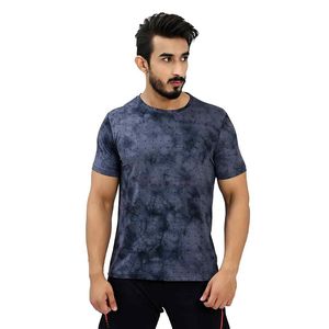 เสื้อยืดสำหรับผู้ชายผ้าคอตตอนทอแบบลำลองสีดำขาวเป็นมิตรกับสิ่งแวดล้อมผ้า100% ทรงหลวมแบบปรับแต่งได้ - Product Image 5