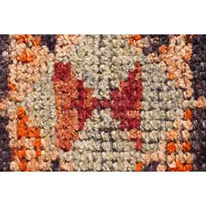 2.7x10 ft Turkish Rug, Vintage <b>Runner</b> Rug, <b>Red</b> Brown Patchwork Rug - Product Image 5