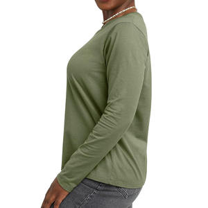 Precio al por mayor Low Moq Mujeres Camisetas Alta calidad Top Wear Verano Transpirable Mujeres Camisetas - Product Image 6