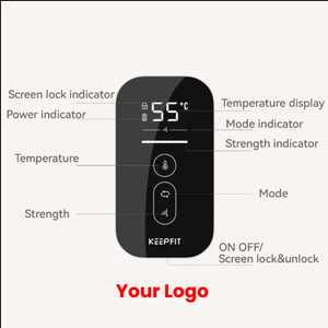 Masseur de jambes portable 2025 OEM avec thermothérapie et compression de l'air amélioré la circulation sanguine et le soulagement de la douleur fabriqués en Chine - Product Image 2