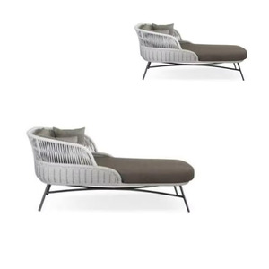 Estilo moderno Cesto Lounge Aluminio Comedor al aire libre Sillas seccionales Uso comercial Durable Ecológico Restaurante Muebles para - Product Image 6