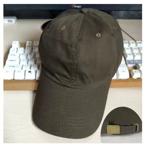 Gorra de Béisbol Lisa sin Forro, Estilo Casual, de Algodón de Alta Calidad, para las Cuatro Estaciones, Unisex, con Estampado - Product Image 4