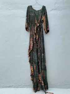 Kimono Hippie de manga larga para mujer, Kimono Sexy con estampado Tie-Dye para playa, 2021 - Product Image 5