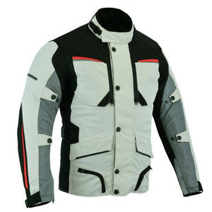 Nueva chaqueta impermeable textil Cordura para motocicleta personalizada con logotipo personalizado - Product Image 1