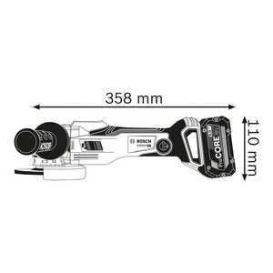 Amoladora Angular Inalámbrica de 125 mm con Velocidades Ajustables, Módulo de Conectividad con Soporte X-Lock, Compatible con L-BOXX - Product Image 5