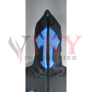 Sweat à capuche imprimé bouffant Veste à capuche à fermeture éclair complète 100% coton fabricant de sweat à capuche design personnalisé BY VIKY INDUSTRIES - Product Image 6