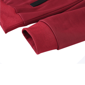 Populaire Propre Conception Hommes Sport Haute Qualité Hautement Extensible Hoodies Streetwear Gym Demi Zip Hoodie OEM Service Personnalisé - Product Image 5