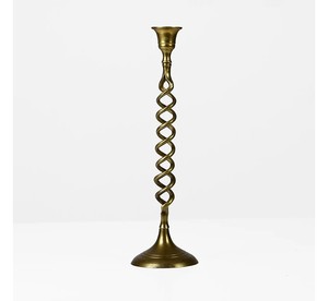 Bougeoir en aluminium minimaliste contemporain Finition géométrique moderne pour Noël pour le salon et le mariage Style d'événement - Product Image 5