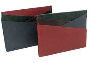 Organizador de tarjetas de crédito de cuero genuino más vendido estilo portátil e informal para uso en oficina y viajes - Product Image 2