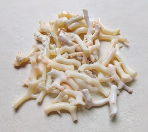 Lot de perles en forme de bâton lisse de corail japonais Pierres précieuses de corail blanc naturel Bâton de corail blanc poli lisse Pierre précieuse en vrac - Product Image 6