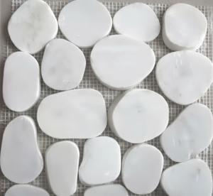 Mosaico de Medio Guijarro de Mármol Axiom Exports Modelo AMO-036 - Impermeable y Ecológico para Paredes Interiores, Sala de Estar, Villa - Product Image 6