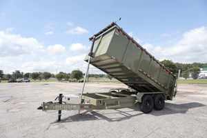 Remorque agricole basculante robuste et économique, hydraulique, 7x12, 7x14, 6x12, 6x14, construction de qualité, parfaite pour les tâches agricoles, en stock - Product Image 2