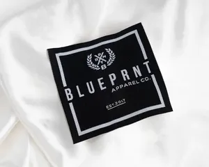 ป้ายผ้าคอตตอนผ้าความหนาแน่นสูงฉลากผ้าทอสำหรับเสื้อผ้าสินค้าแฮนด์เมดป้ายโลโก้เสื้อผ้าหลักแบบสั่งทำ - Product Image 5