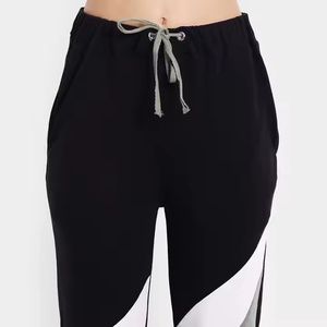 Pantalones de calle transpirables informales de algodón 100% para mujer, cintura media suave con pierna ancha, precio al por mayor para 2025 - Product Image 2