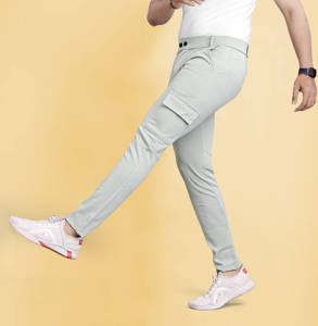 2025 pantalones Cargo pantalones de diseño al aire libre de poliéster Multicolor de alta moda táctico personalizado Cargo pantalones sueltos para hombres - Product Image 3