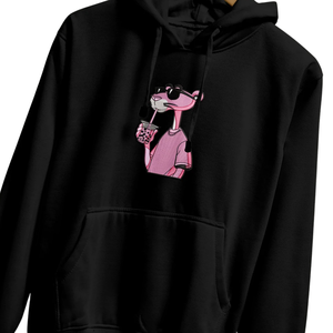 เสื้อฮู้ดปักลายเสือดำสีชมพูเสื้อสวมหัวผ้าคอตตอนขนแกะสีดำใส่ได้ทั้งชายและหญิงเสื้อมีฮู้ดแฟชั่นแนวสตรีทอบอุ่นไซส์ใหญ่พิเศษ - Product Image 6