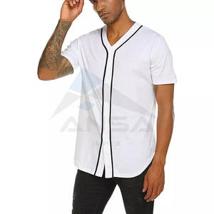 Maillot de baseball à séchage rapide, prix bas, respirant, vêtements de sport à manches courtes avec service OEM, uniformes d'équipe personnalisés pour hommes - Product Image 3