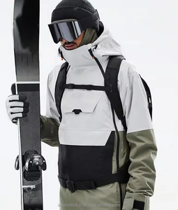 ชุดสกีฤดูหนาวคุณภาพสูง กันลม กันน้ำ พร้อมฮู้ด เสื้อแจ็คเก็ตสโนว์บอร์ดแบบมีฉนวนกันความร้อน ชุดสกีสำหรับกิจกรรมกลางแจ้ง - Product Image 2