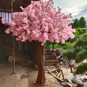 Vendita calda fiore di ciliegio artificiale albero di ramo interno in fibra di vetro di nozze arco albero <span class=keywords><strong>con</strong></span> <span class=keywords><strong>fiori</strong></span> per la progettazione del paesaggio - Product Image 1