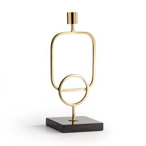 Porte-bougies doubles en métal, écologiques, faits à la main, de haute qualité, gravure imprimée, décoration intérieure verte - Product Image 6