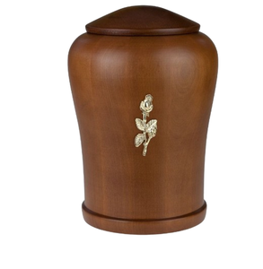 Urne funéraire gravée en bois de conception la plus populaire et souvenir pour les cendres humaines adultes Urne funéraire de couleur personnalisée - Product Image 2