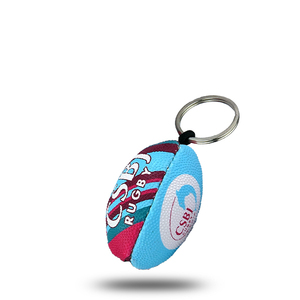LLAVERO DE BALÓN DE RUGBY TOUCH CON LOGOTIPO PERSONALIZADO - Product Image 3