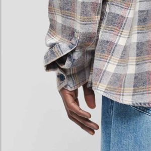 2024 Tùy Chỉnh Màu Sắc Sọc Kiểm Tra Flannel Áo Sơ Mi Quá Khổ Kiểm Tra Áo Sơ Mi Chất Lượng Cao Cho Nam Giới - Product Image 6