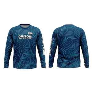 Sudadera de Pesca para Hombre con Protección Facial Transpirable y Estampado por Sublimación, Camiseta de Pesca de Secado Rápido con Estampado DTF Personalizado - Product Image 1