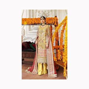 La mejor colección nupcial de seda de alta calidad a la moda para damas, traje de diseño personalizado, colección elegante Eid de Luxury Boutique - Product Image 6