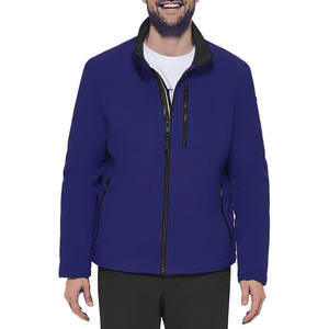 Chaquetas Ligeras de Invierno para Hombre, Diseño a Cuadros, Cuello Alto, Mangas Completas, Ofrecen Comodidad y Protección para Actividades - Product Image 1