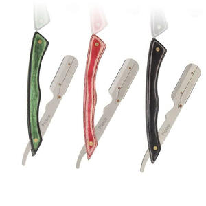 Rasoir manuel à lame droite pour barbe et épilation masculine, personnalisable avec votre marque, 1 pièce - Product Image 4