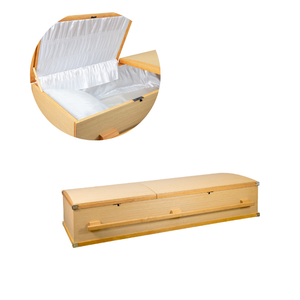 Vente en gros de cercueils en bois personnalisables pour adultes Urnes pour animaux de compagnie pour services funéraires fabriquées au Vietnam - Product Image 3