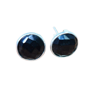 Classical Stud <b>Earrings</b> Jewelry For Women Silver Boho Style Jewelry 925 Sterling Silver Black Onyx Gemstone <b>Handmade</b> <b>Earrings</b> - Product Image 1