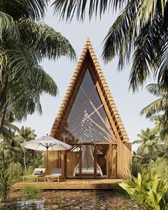 Bungalows prefabricados de 78 m2 de alta calidad e invernaderos modulares 40HC Diseño moderno industrial - Product Image 3