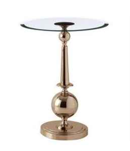 Mesa de centro anidada moderna de madera maciza con aspecto de mármol para sala de estar de Hotel o mesas redondas de bar - Product Image 5