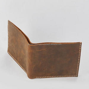 ผลิตภัณฑ์ใหม่แฟชั่นปรับแต่งการออกแบบหนังแท้กระเป๋าสตางค์ผู้ชายสีที่กำหนดเองบางกระเป๋าสตางค์ RFID การปิดกั้น - Product Image 6