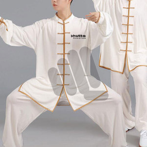 เครื่องแบบกังฟูชุดกังฟูชุดกังฟูชุดกังฟูชุดกังฟูชุดกังฟูชุดฝึกศิลปะการต่อสู้ทำจากกำมะหยี่ - Product Image 5