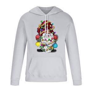 ชุดวอร์มผู้ชายมีฮู้ด พิมพ์ลายสกรีน ผ้าฝ้าย 100% เป็นมิตรกับสิ่งแวดล้อม ระบายอากาศได้ดี คุณภาพสูง กันยับ น้ำหนักเบา รุ่นล่าสุด - Product Image 2