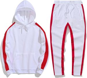 Conjunto Deportivo de Dos Piezas para Hombre, Chándal con Capucha, Estilo Color Block, Ropa Deportiva Informal para Otoño e Invierno 2022 - Product Image 4