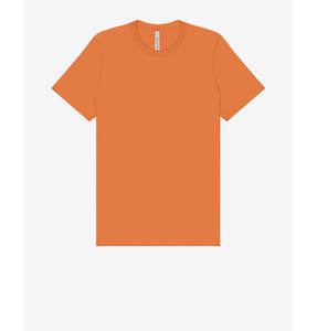 Bella + Canvas Camiseta unisex 3001 Unisex Super Soft Tri-Blend Algodón Poliéster Rayón Naranja Camisetas para hombres Impresión personalizada - Product Image 4