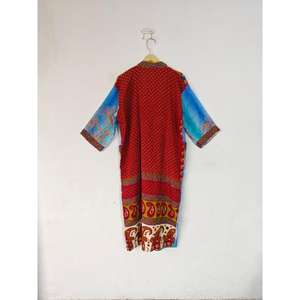 Kimono de seda estilo bohemio, Túnica térmica reciclada para otoño, verano, Primavera, ropa de dormir nupcial y uso doméstico - Product Image 6