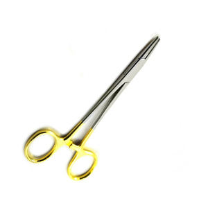 Porte-aiguilles chirurgical Forceps Demi-or Acier inoxydable allemand Olsen Hegar Porte-aiguilles chirurgical pour sutures - Product Image 2