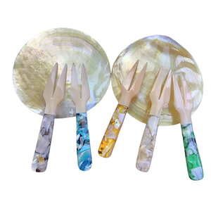 ช้อนมุกเวียดนามคุณภาพสูง ราคาถูก งานฝีมือจากเปลือกหอย ช้อนเปลือกหอยคาเวียร์ ช้อนเปลือกหอยสังข์ ช้อนมุก 7ซม.-16ซม. - Product Image 6