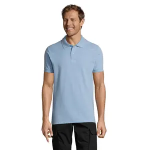 Camisas Polo de Primera Calidad 100% Algodón con Botones para Hombre, Camisa Polo Deportiva de Secado Rápido, Camisa Polo Transpirable de Manga Corta - Product Image 4