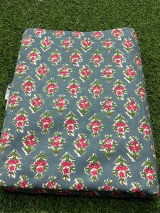 Frolic ชุดเดรสผ้าคอตตอนเนื้อนุ่มพิมพ์ลายตกแต่งบ้านฐานสีเทาสวยเก๋สไตล์โบฮีเมียนสดใส - Product Image 4