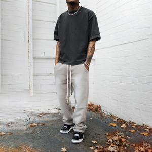 Wholesale MAGNUS WEARS MW-AW-434 100% Cotton Fleece Acid-Washed Anti-Wrinkle Breathable Sweatpants Casual Elastic Waist <b>Trousers</b> - Product Image 3