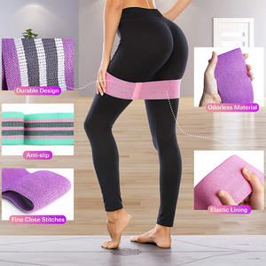 Bandes de butin de yoga pour le fitness à domicile Entraînement de fitness sur mesure Résistance Pilates Bande de résistance de levage de hanche à squat profond - Product Image 5